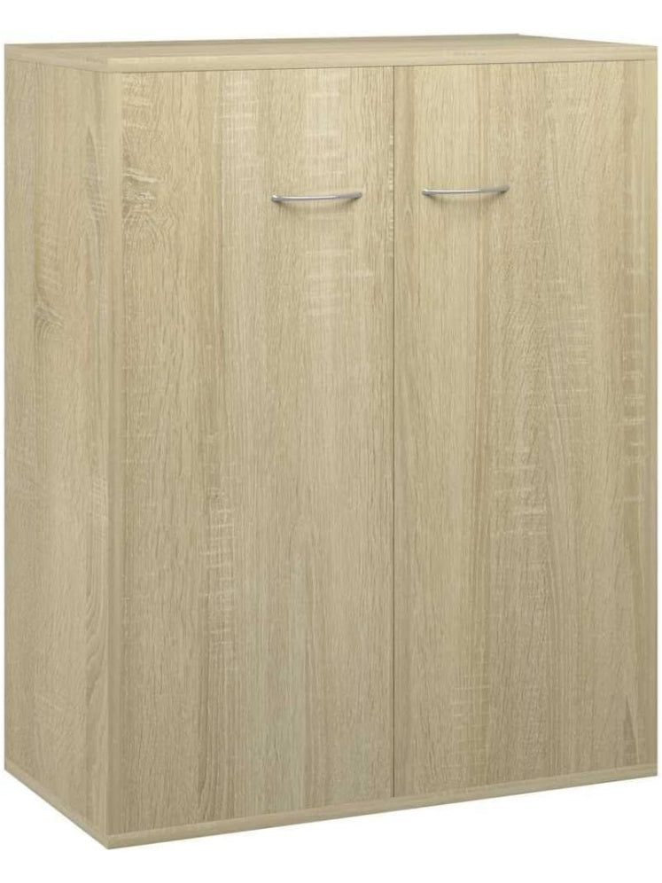 Aparador de Almacenamiento con Cajones para Salon Comedor Dormitorio y Oficina Roble Sonoma