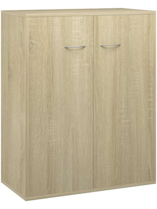 Aparador de Almacenamiento con Cajones para Salon Comedor Dormitorio y Oficina Roble Sonoma