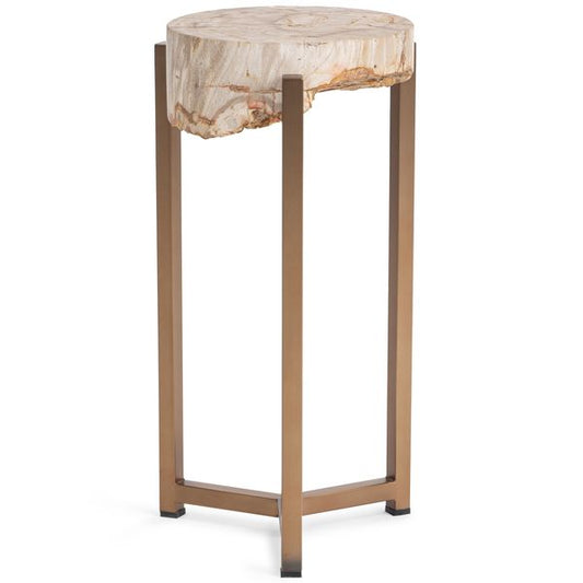 Mesa de noche pequena Duval, decolorada por sol